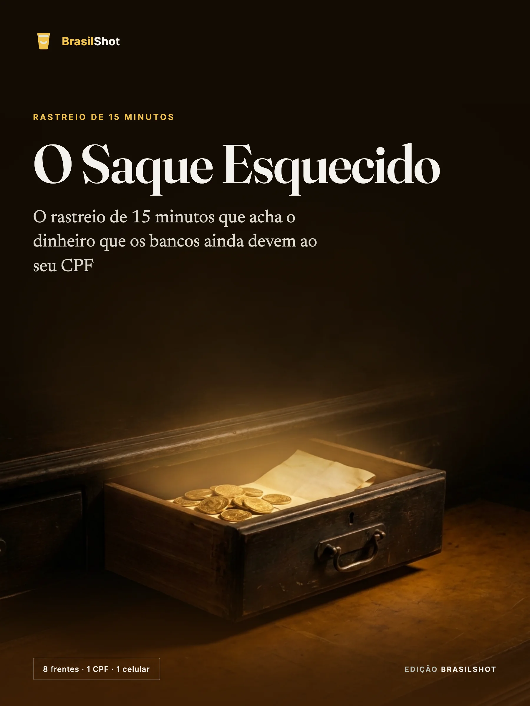 Capa do guia O Saque Esquecido